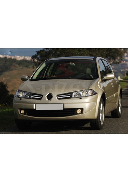 Renault Megane 2 Krom Ön Panjur 4 Prç 2006-2010