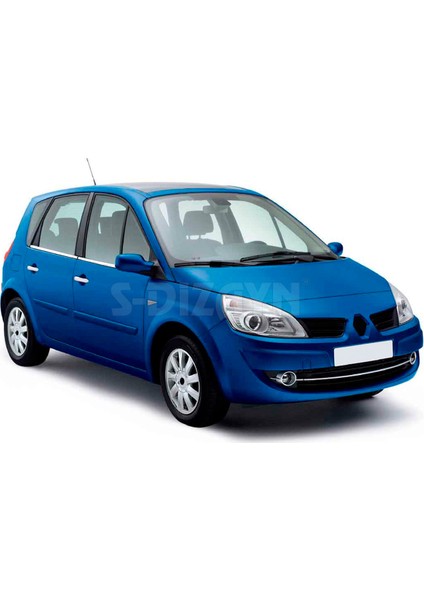 Renault Scenic 2 Krom Cam Çıtası 4 Prç 2003-2009 A+ Kalite