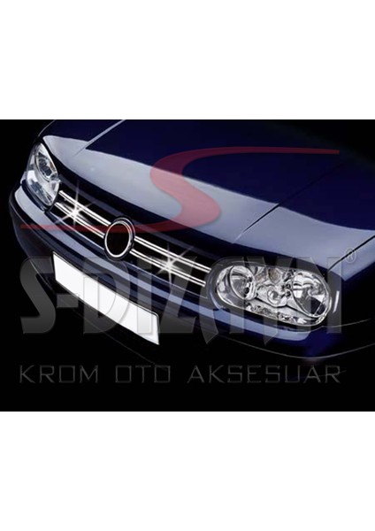 VW Golf 4 Krom Ön Panjur 4 Prç 1998-2004