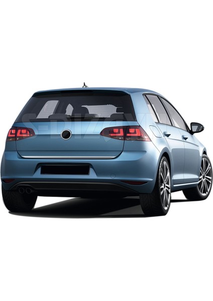 VW Golf 7 Krom Bagaj Alt Çıta 2013 Üzeri