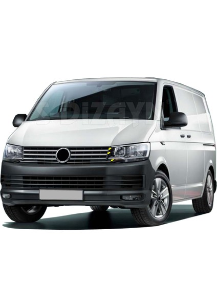 VW T6 Transporter Krom Ön Panjur 6 Prç. 2015 Üzeri