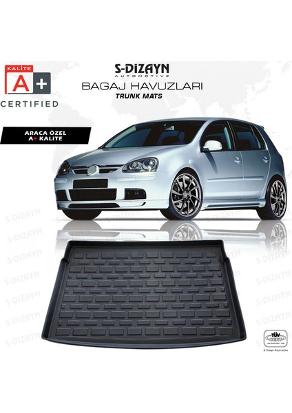 S-Dizayn VW Golf 5 HB Bagaj Havuzu 2004-2008 A+Kalite