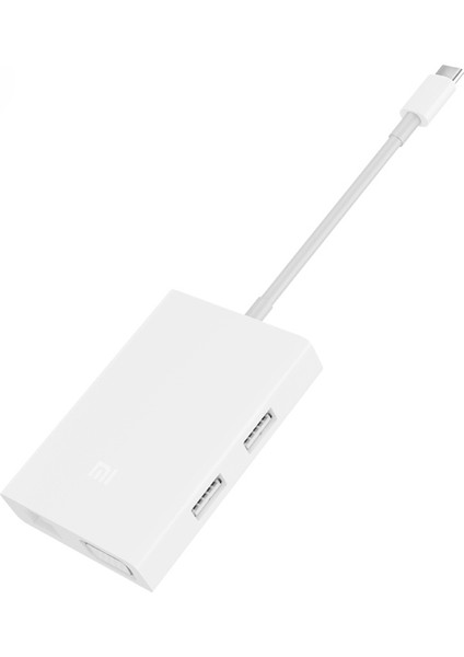 Type-C  Hub - USB +VGA+RJ45 1000 Gigabit Ethernet+Şarj Çıkışı