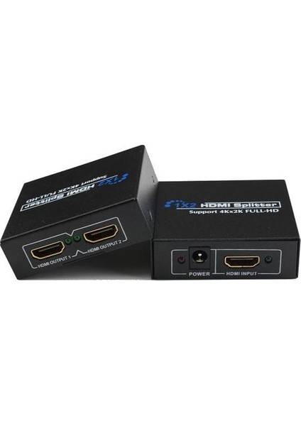 HDMI 2 Port Splitter 4K 30 fps Full HD 60fps Görüntü Çoklayıcı 4KHD102