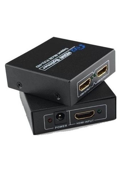 HDMI 2 Port Splitter 4K 30 fps Full HD 60fps Görüntü Çoklayıcı 4KHD102