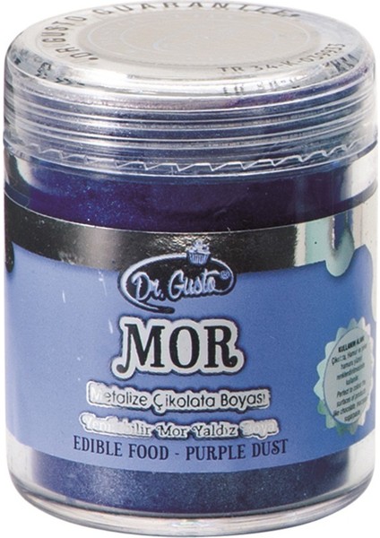 Gıda Boyası Metalik Toz Mor 10 gr