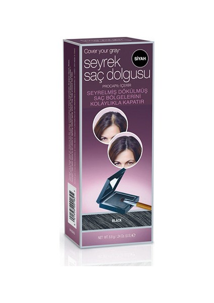 Seyrek Saç Dolgusu (Siyah)