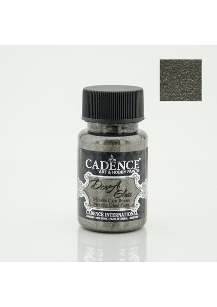 Dora Glass Metalik Boya 50 ml Antrasit