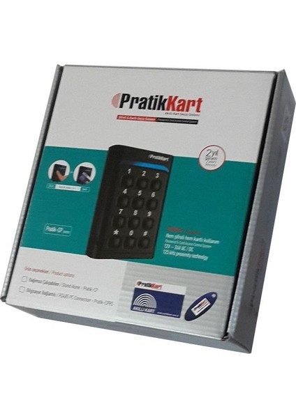 Pratikkart Akıllı Kart Geçiş Sistemi Kartlı Ve Şifreli     Pratik-Cp Serisi