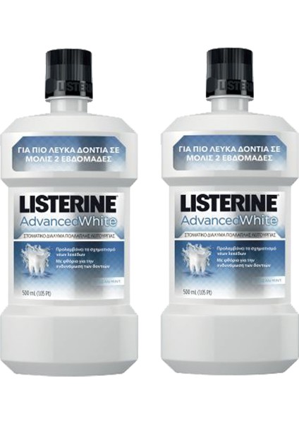 Advanced White Ağız Gargarası 2 Adet
