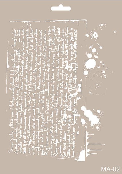 MA02 Cadence Mix Media Stencil Şablon 21x29 cm