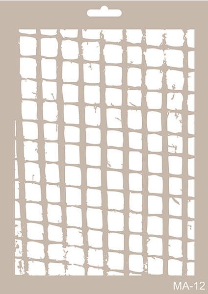 MA12 Cadence Mix Media Stencil Şablon 21x29 cm