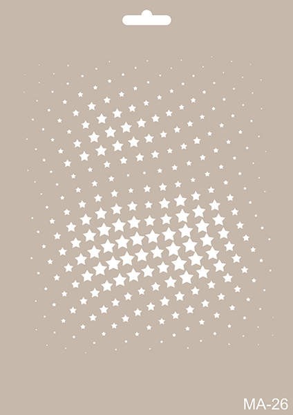 MA26 Cadence Mix Media Stencil Şablon 21x29 cm