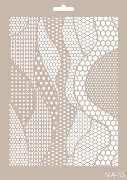 MA33 Cadence Mix Media Stencil Şablon 21x29 cm