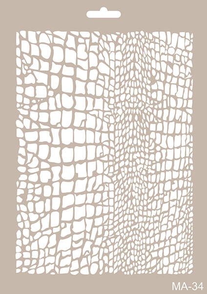 MA34 Cadence Mix Media Stencil Şablon 21x29 cm