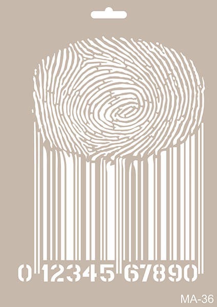 MA36 Cadence Mix Media Stencil Şablon 21x29 cm