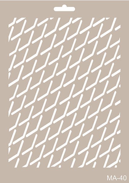MA40 Cadence Mix Media Stencil Şablon 21x29 cm
