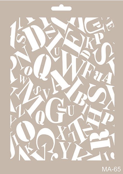 MA65 Cadence Mix Media Stencil Şablon 21x29 cm