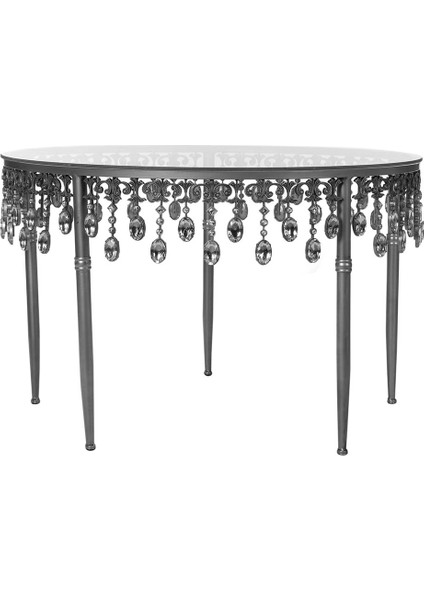 Raw Kristal Taşlı Orta Sehpa