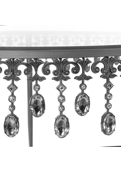 Raw Kristal Taşlı Orta Sehpa fiyatları