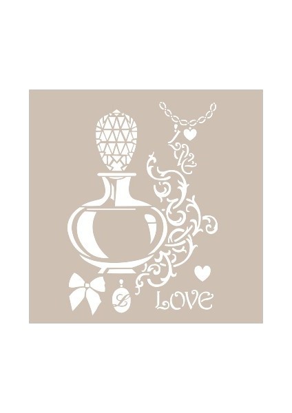 AS541 Stencil Şablon 21x29 cm