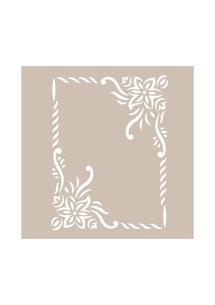 AS495 Stencil Şablon 21x29 cm