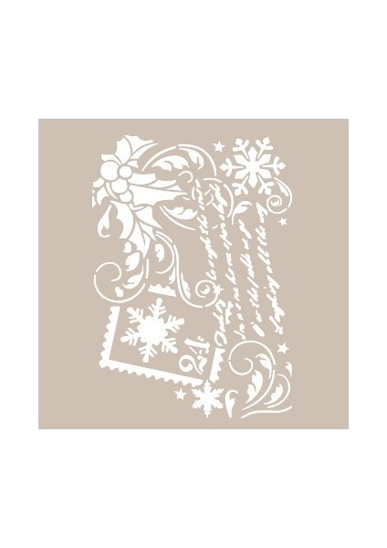 AS503 Stencil Şablon 21x29 cm