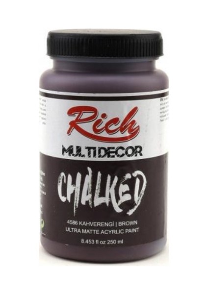 Multi Decor Chalked Akrilik 250ml N:4586 Kahverengi
