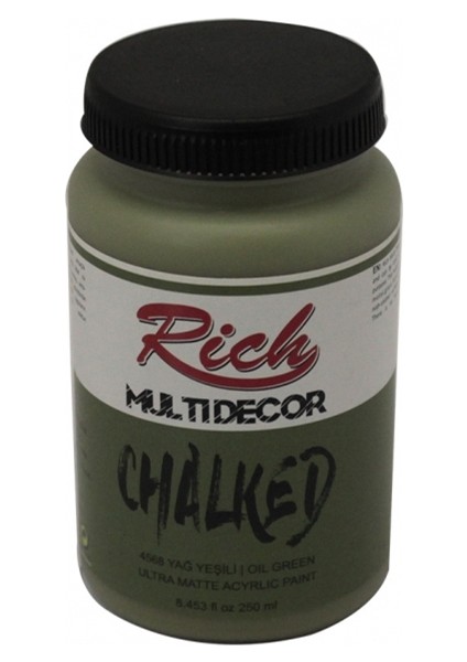 Multi Decor Chalked Akrilik 250ml N:4568 Yağ Yeşili