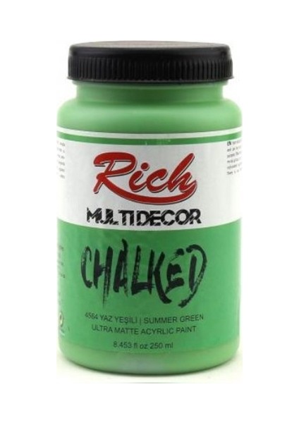 Multi Decor Chalked Akrilik 250ml N:4564 Yaz Yeşili