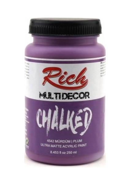 Multi Decor Chalked Akrilik 250ml N:4542 Mürdüm