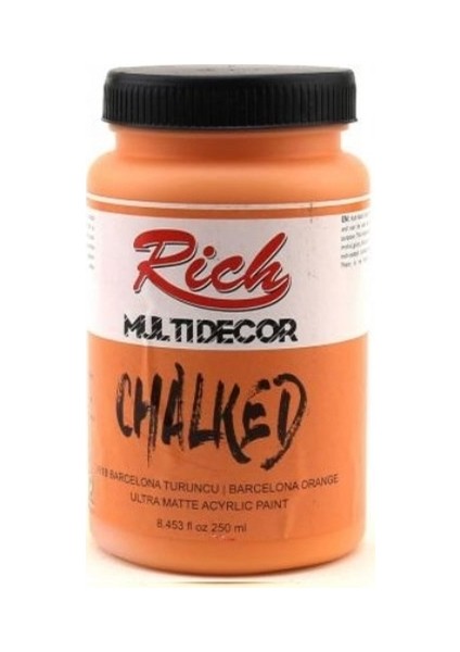 Multi Decor Chalked Akrilik 250ml N:4518 Barcelone Turuncu