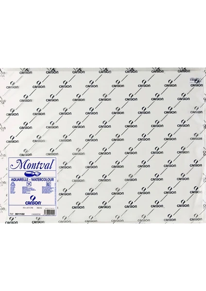 1Montval 300gr 50x65cm Sulu Boya Kağıdı 25'li