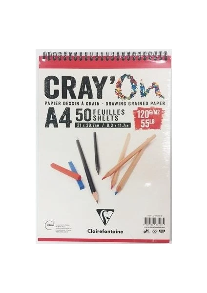 Cray'On Çizim Blok A4 120gr 50 Yaprak