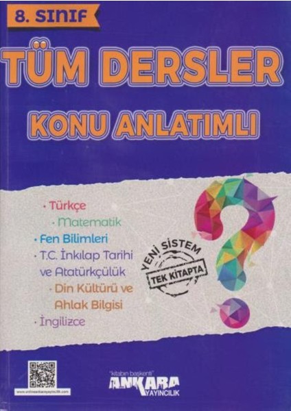8.Sınıf Tüm Dersler Konu Anlatımlı