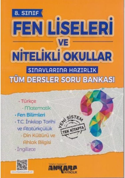 8.Sınıf Fen Liseleri Ve Nitelikli Okullar Tüm Dersler Soru Bankası