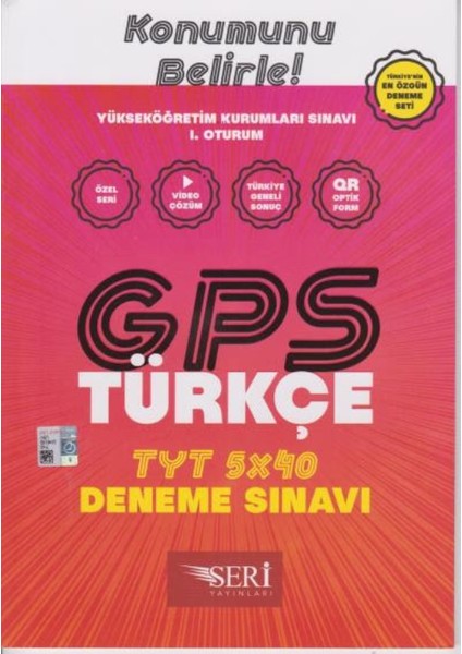 Seri Gps Tyt Türkçe 5X40 Deneme Sınavı