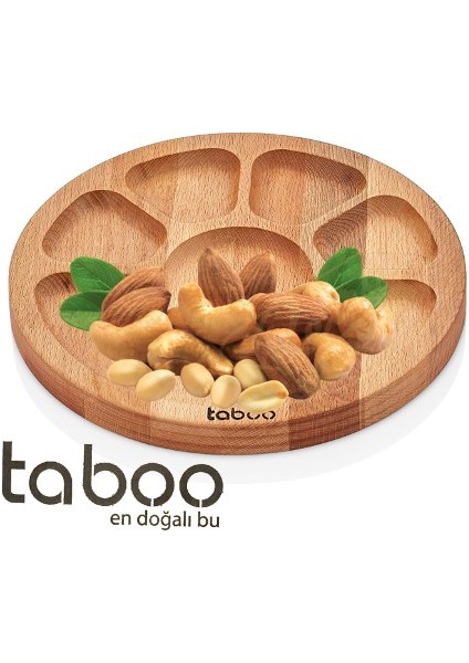 TAB-8120 Ahşap Çerezlik 5 Gözlü Büyük Boy modelleri