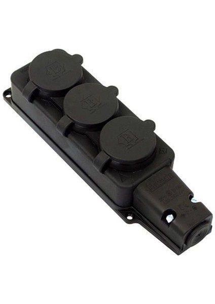Priz Kauçuk IP44 Grup 3*1/16A