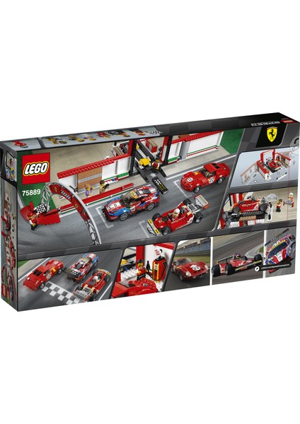 Speed Champions 75889 Muhteşem Ferrari Garajı modelleri