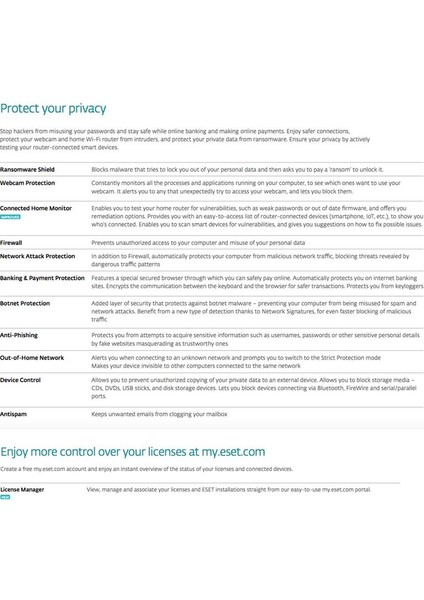 Internet Security 2022 V.11 / 3 Kullanıcı 1 Yıl Dijital Lisans