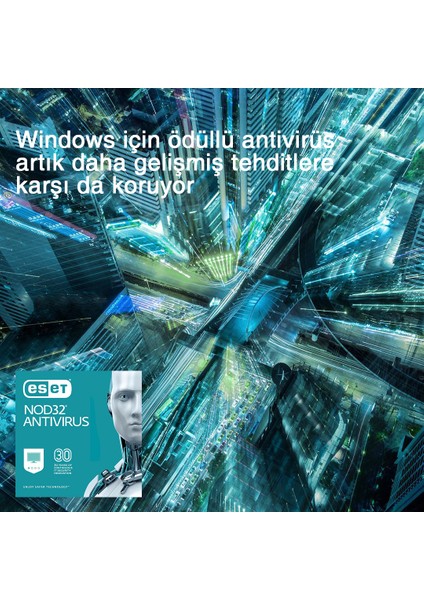 NOD32 Antivirus 2018 V.11 / 1 Kullanıcı 2 Yıl Dijital Lisans