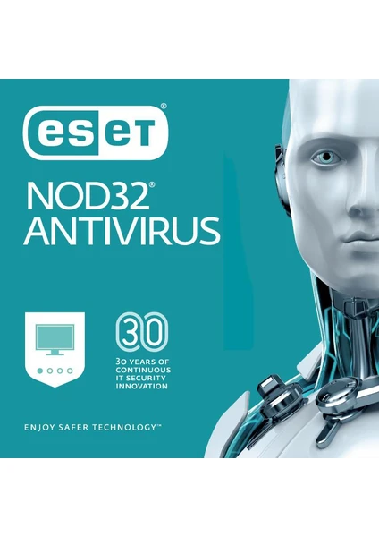 NOD32 Antivirus 2022 V.11 / 10 Kullanıcı 1 Yıl Dijital Lisans