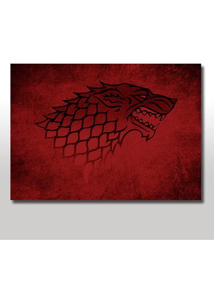 Ahşap Tablo Game Of Thrones Stark Kurt