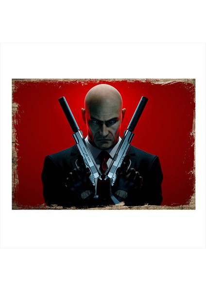Ahşap Tablo Hitman