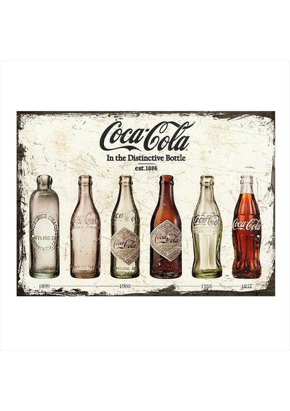 Ahşap Tablo Coca Cola Şişeleri