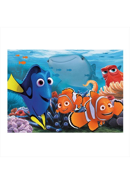 Ahşap Tablo Kayıp Balık Dori Ve Nemo