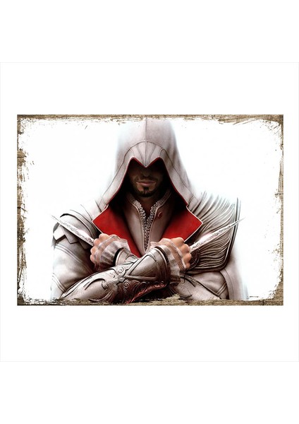 Ahşap Tablo Assassin's Creed