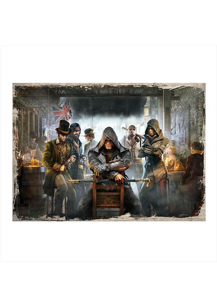 Ahşap Tablo Assassin's Creed