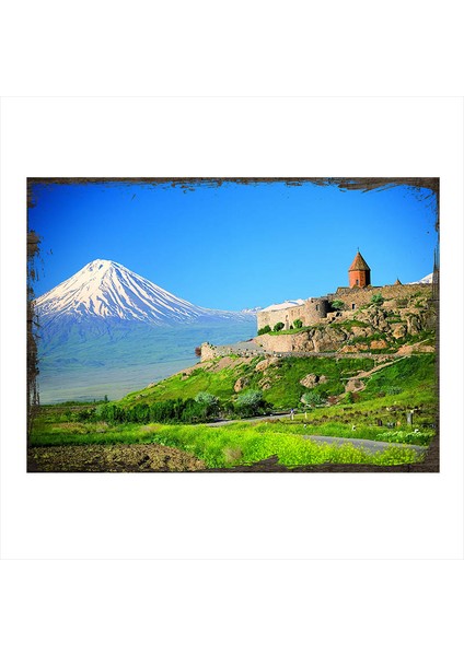 Ahşap Tablo Ağrı Dağı